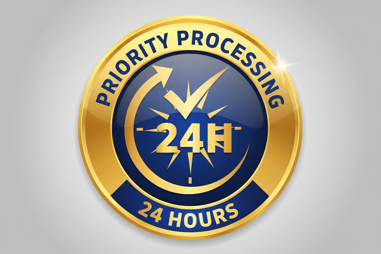 priority processing 24 hours